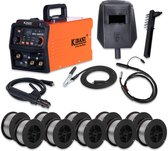 Kibani Lasapparaat MIG-300PRO - Incl. 10 Rollen Lasdraad - IGBT-Inverter-Technologie - Semi-Automatische Omvormer - Lasapparaat Elektrisch - MIG - MMA - TIG