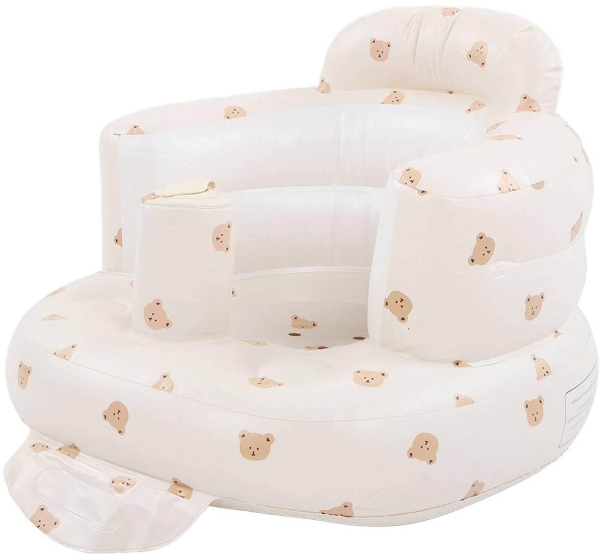 Dailygoods- Opblaasbare Vloerstoel Duurzaam - Baby Zitje - Peuterstoel - Badstoel - Zacht en Beschermend - Schattig Patroon - Babyzitje