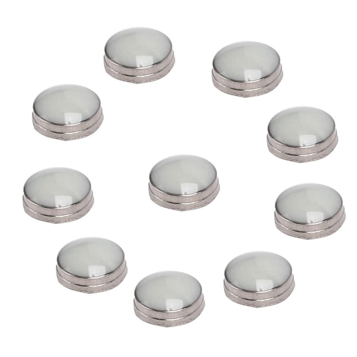 Dailygoods- Bezel Stip 10 Stuks - Lichtgevend - Legering - Horloge Onderdelen - Wijzerplaat Accessoire - Duurzaam en Bestendig