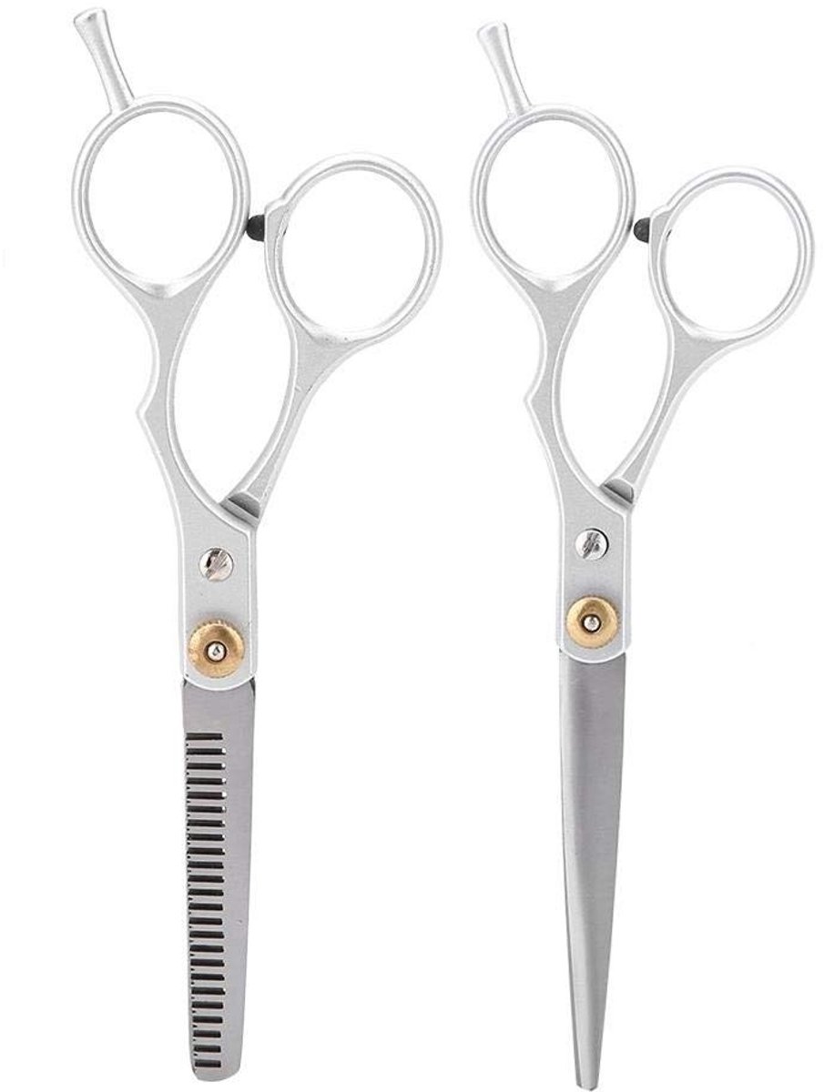 Dailygoods- Haarknipschaar Professioneel - Kappersschaar - Dunner wordende Schaar - Roestvrij Staal - Veiligheidsontwerp - 24-uurs Klantenservice