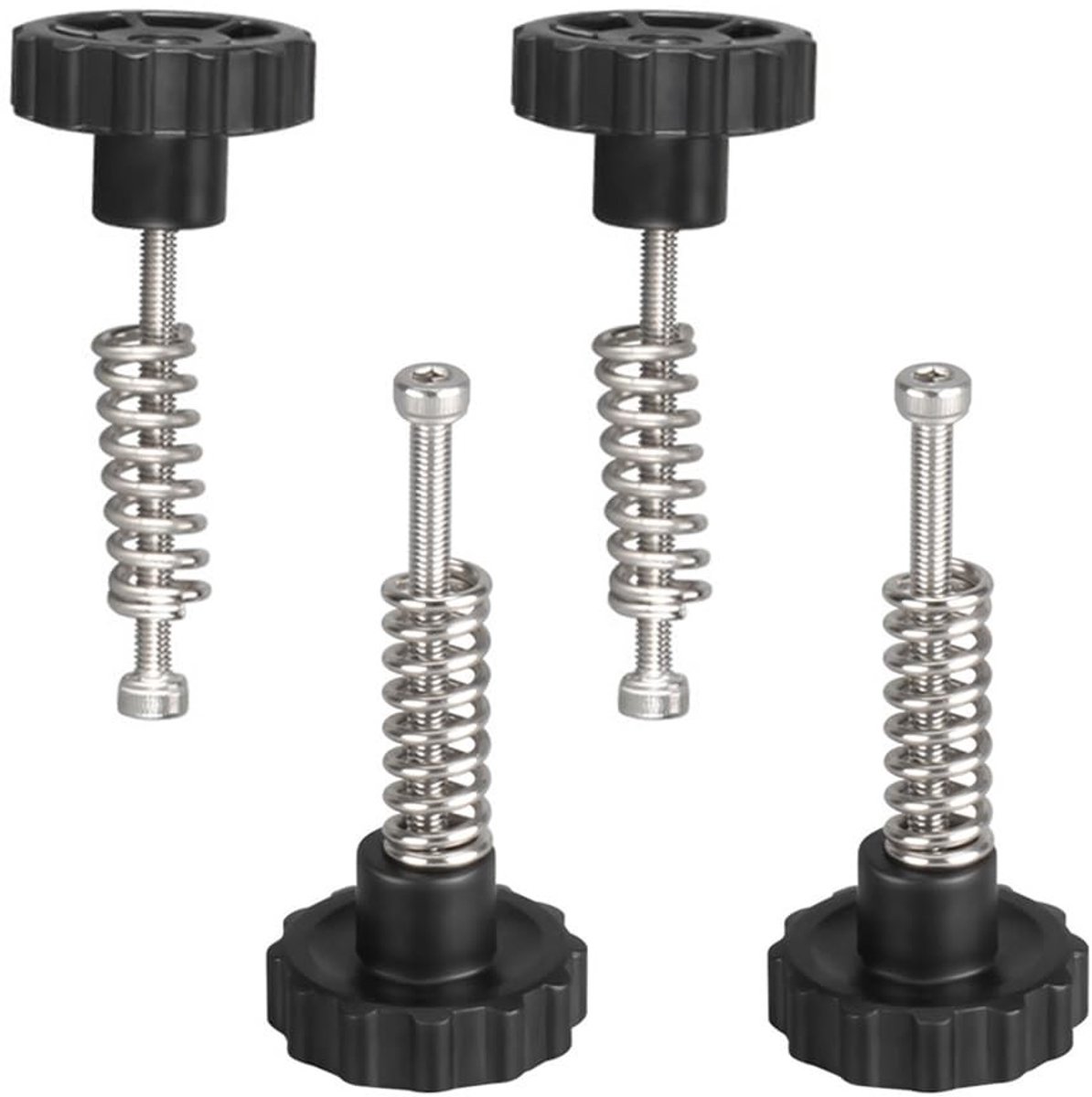 Dailygoods- Nivelleringsmoeren 4PCS - Handgedraaid Ontwerp - 22mm Diameter - 3D Printer Warmbed Nivelleringsset - Stevig en Duurzaam - Voor Efficiënte 3D-Printreis - 3D Printer Onderdelen