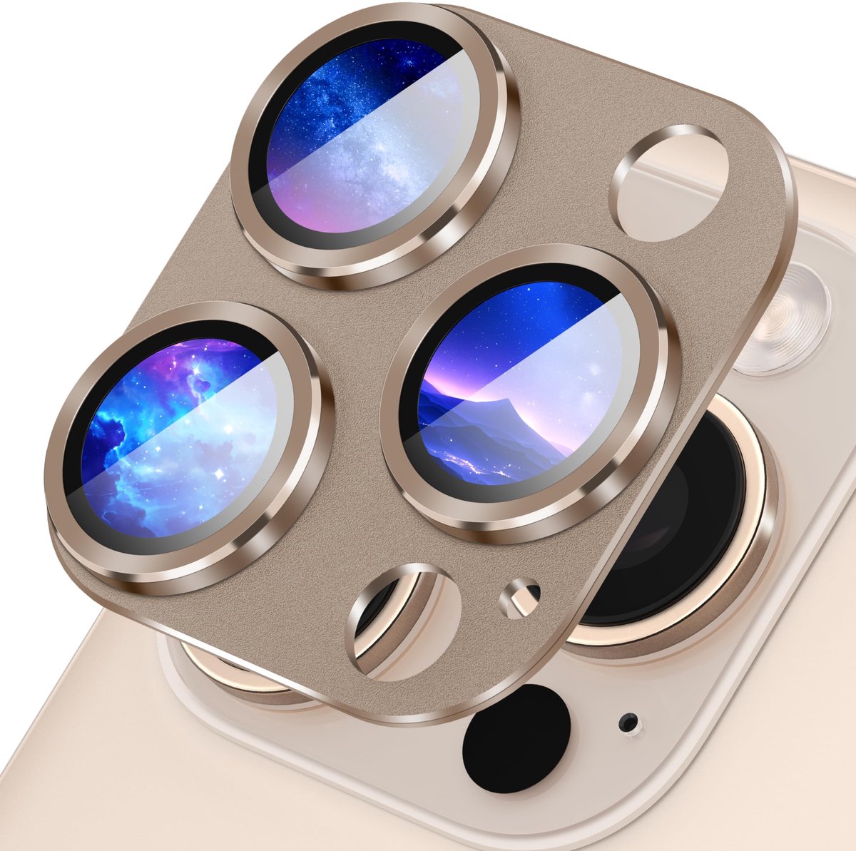 Dailygoods- Lensbeschermer Matte Afwerking - iPhone 16 Pro - iPhone 16 Pro Max - Krasbestendig HD Glas - Camerabescherming - Eén Stuk - Camera Protector