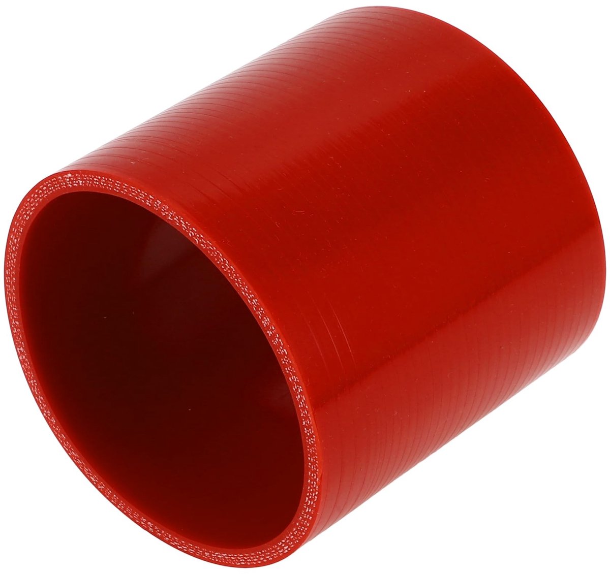 Dailygoods- Siliconen Slang - Rood - Binnendiameter 90 mm - Lengte 100 mm - Dikte 5 mm - Temperatuurbestendig tot 300 °C - Meerlaags geweven weefsel - Koelslang