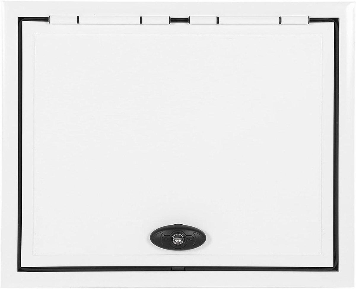 RV Luikdeur - Bagagedeur Caravan - Opslag Toegang - Veiligheidsslot Dubbel - 20x12 Inch - Aluminium