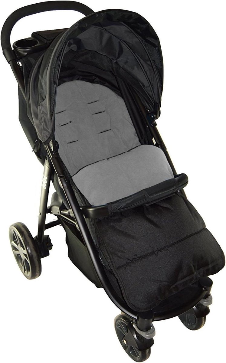 Kinderwagen Voetenzak - Universele Toes - Warmte Bieden - Waterafstotend Materiaal - 50 x 40 cm - Grijs