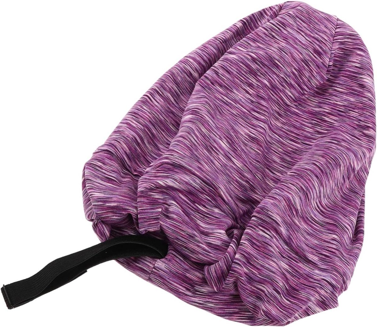 Slaapmuts Katoen - Haarnachtkapje - Haar Beschermen - Verstelbare Band - 27.5 cm - Paars
