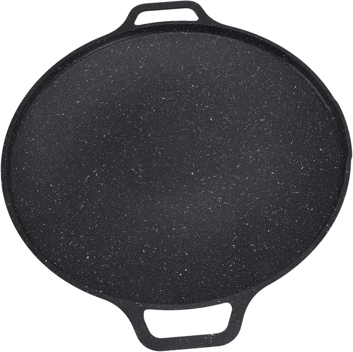 Koreaanse Grillpan BBQ Plaat Authentiek Grillen Snelle Verwarming 39.5 cm Diameter Zwart