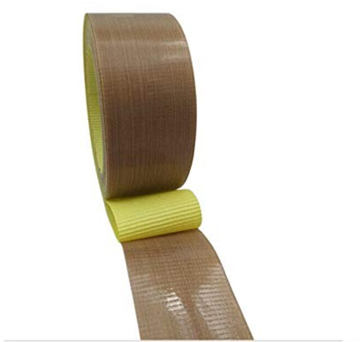 Dailygoods- PTFE Tape - Hittebestendig tot 300 graden - Zelfklevend - Glasvezel/Coating - 35mm x 10m - Dikte 0,13 mm