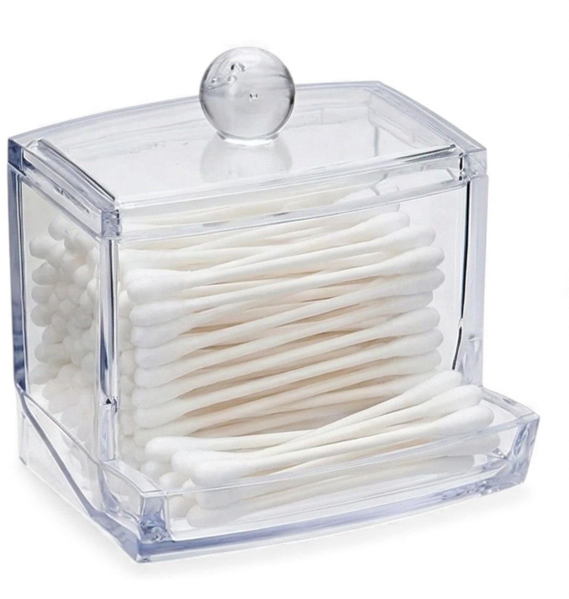 Dailygoods- Make-up Opbergdoos Transparant - Cosmetica Organizer - Acryl Sorteerbak - Ruimtebesparend - 9 x 7 x 7 cm - Minimalistisch Ontwerp