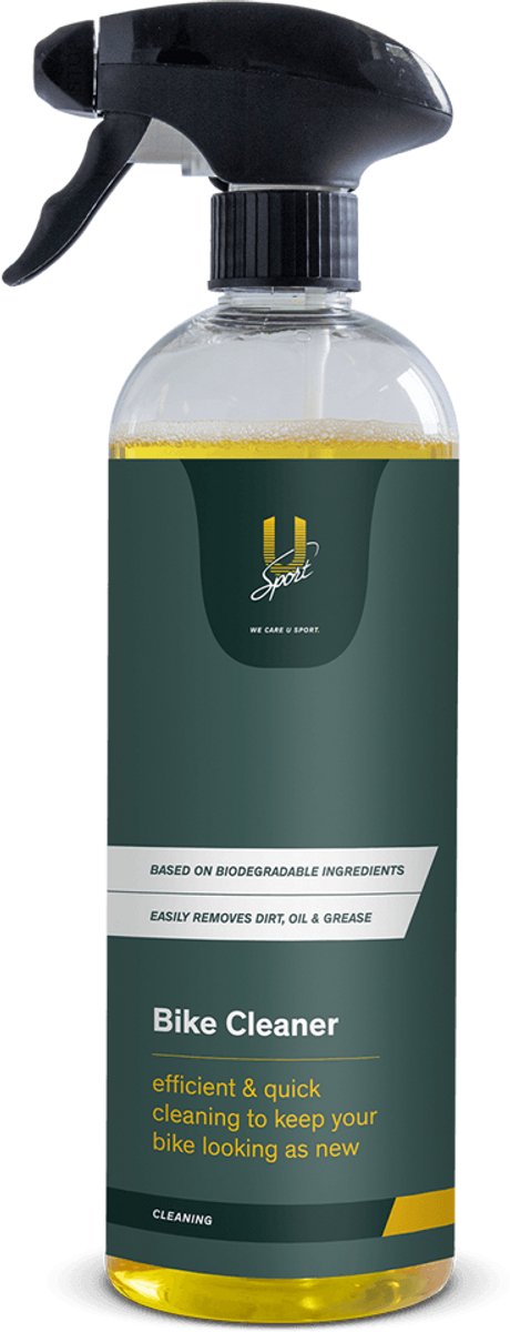 U-Sport Bike Cleaner - 700 ml - Biologisch Afbreekbare Fietsreiniger - Triggerspray - Veilig voor Carbon, Mat & Glans