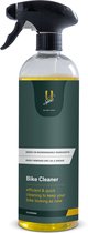 U-Sport Bike Cleaner fles met gele en groene etikettering.