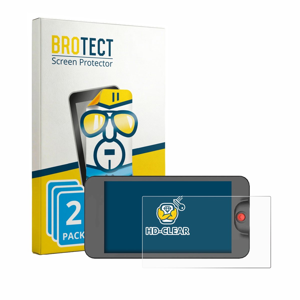 BROTECT - Screenprotector voor Osee T5 Plus - Folie Beschermfolie transparant 2 Stuks
