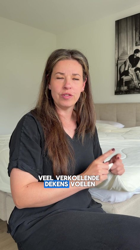 Slowwave NightBreeze Cooling Blanket (240 x 220cm) - De ultieme verkoelende deken voor warme nachten - Zomerdekbed zonder overtrek - Direct Koel Effect: Q-max 0.4 - Ademend, lichtgewicht en vochtregulerend - Kleur: off-white