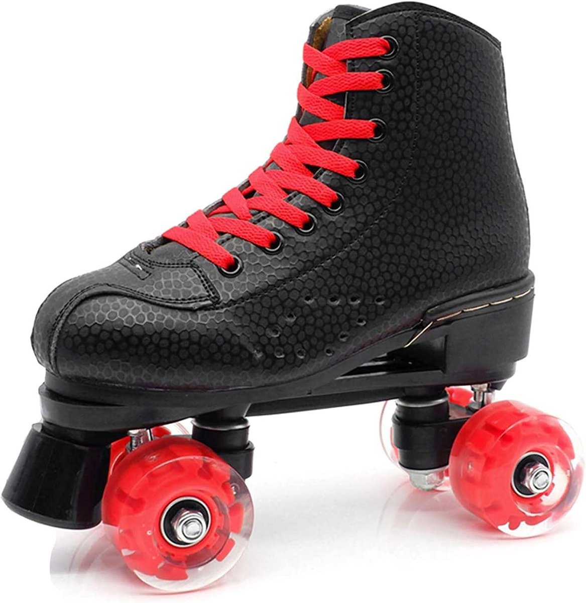 Rolschaatsen Quad skates Buitenplezier LED verlichting Unisex