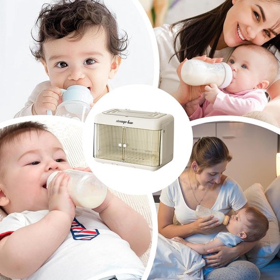 Babyfles Opbergrek - Flessen Droger Houder - Hygiënisch Flessen Drogen - Stofdichte Transparante Container — afbeelding 5