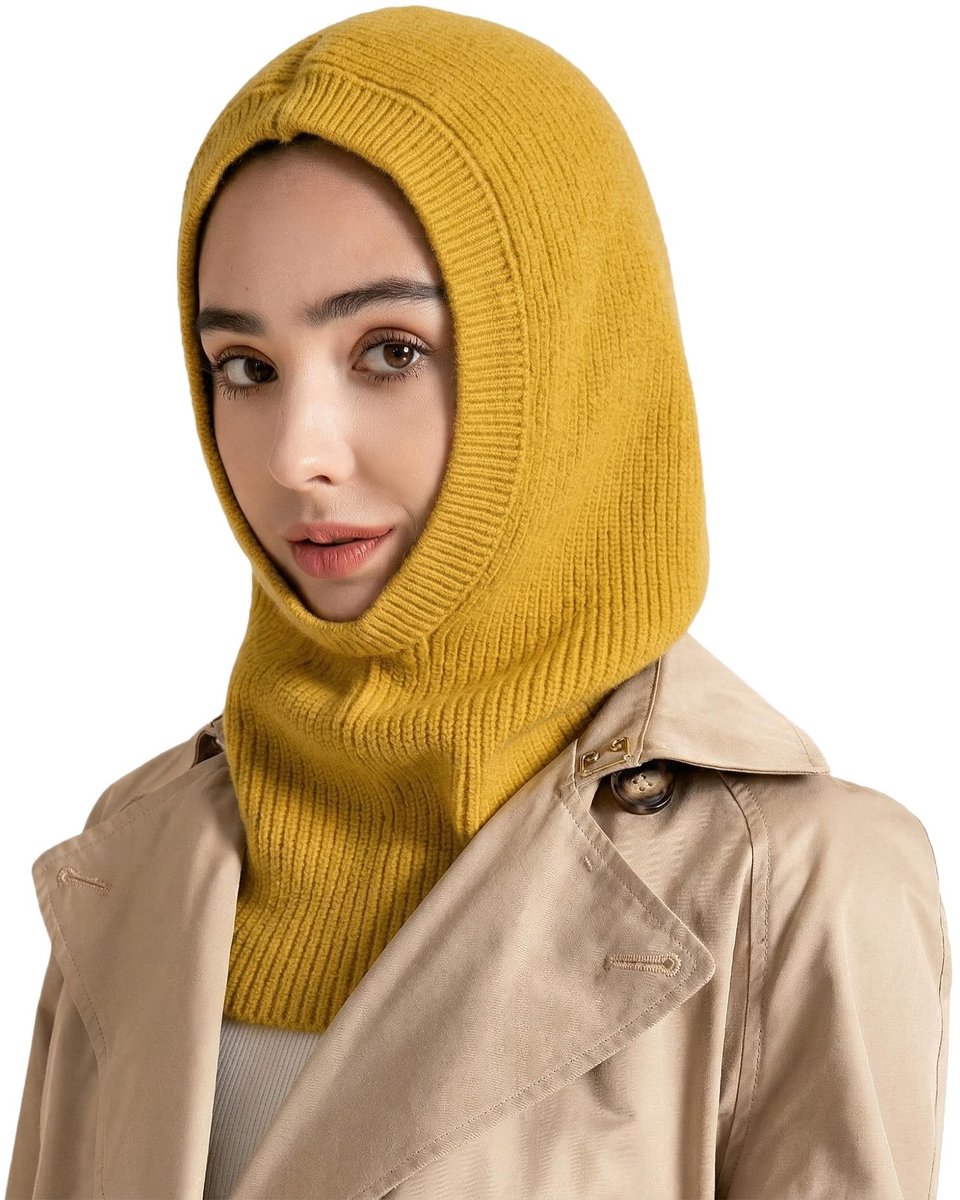 Dailygoods- Bivakmuts Winddicht - Gebreide Muts/Nekwarmer - Eén Maat - Polyester - Ideaal voor Wintersport/Outdoor - Lengte 47 cm/Breedte 28 cm - Wintermuts