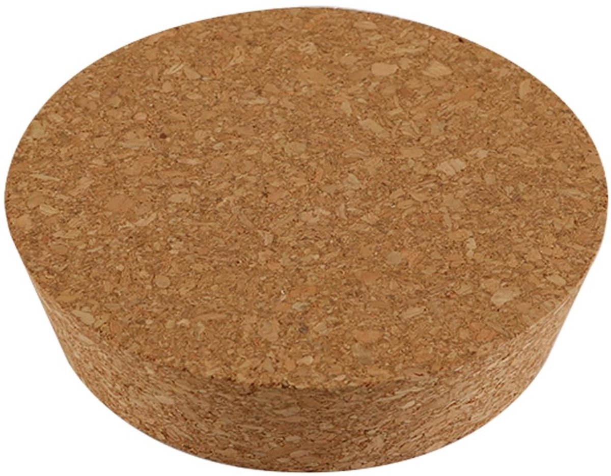 Dailygoods- Kurken Stoppen 2 Stuks - Houten Flessendop - Flessenstopper - Deksels - Bierflessen - Geschikt voor Binnen/Buiten - Flessenstop
