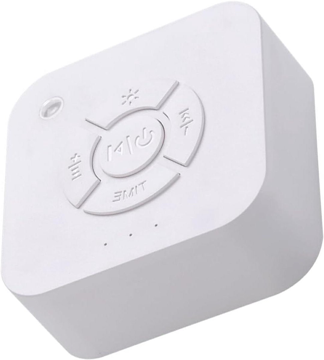 Slaapgeluid Machine - Geluidsmachine Baby - Rustgevend Slapen - Ademhalingslicht - 10 x 10 x 6 cm - Wit