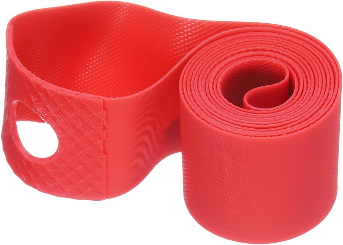 Fietsband Velgband - Binnenband Beschermer - Lekke Banden Voorkomen - Lichtgewicht TPU Materiaal - 14 inch - Rood