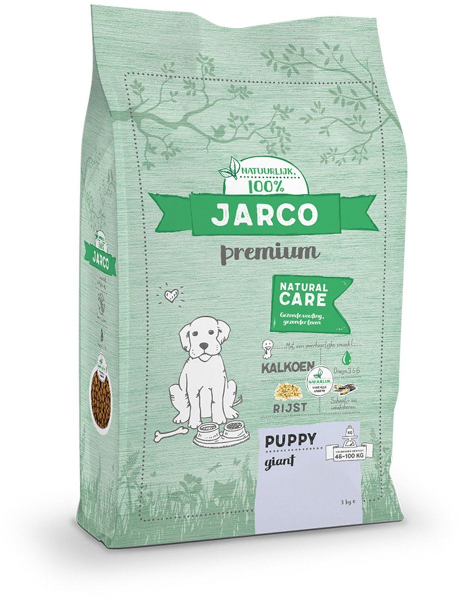 Jarco dog giant puppy 46-100kg kalkoen 3kg