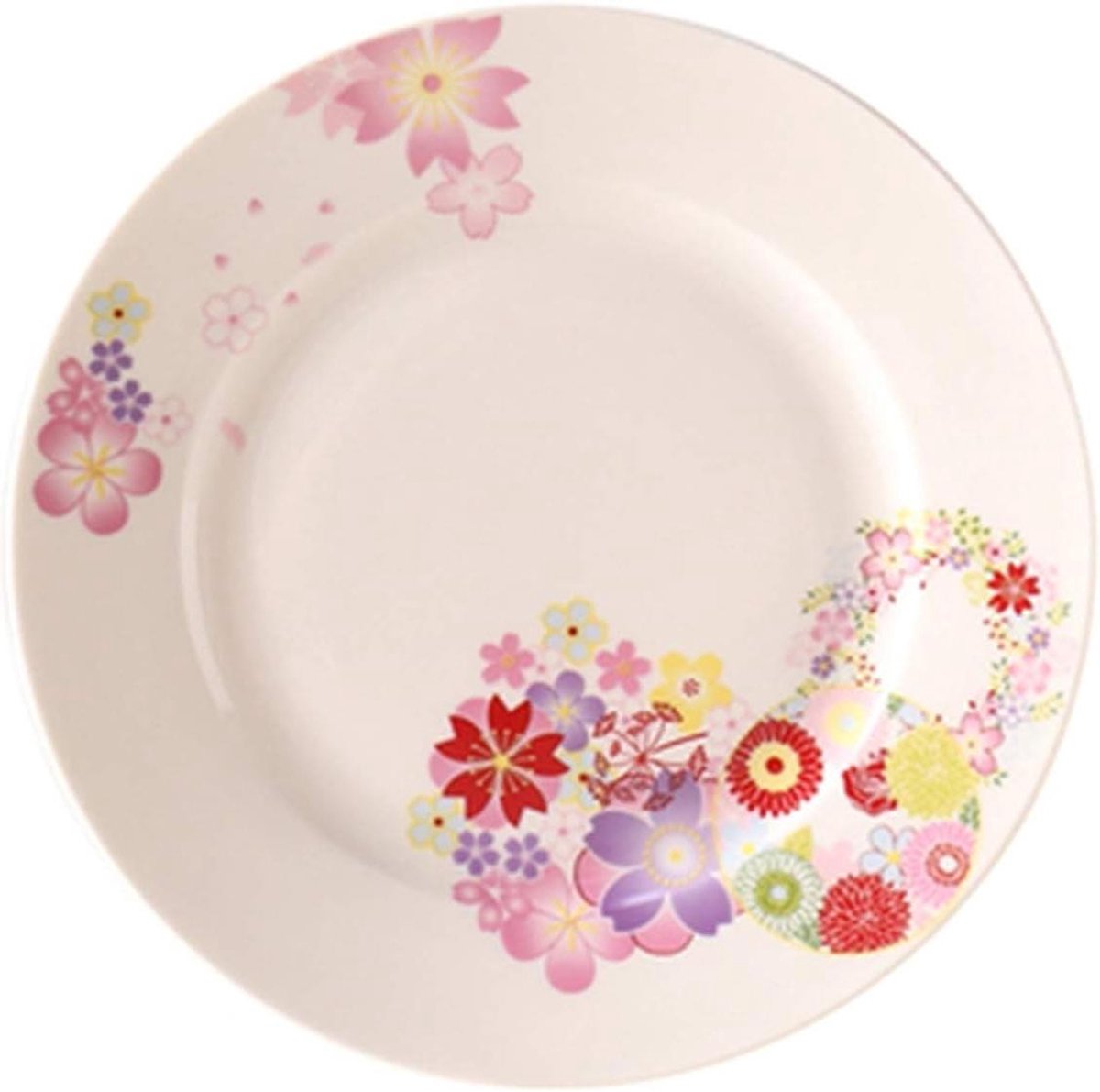 Dinerborden Set - Porseleinen Borden - Stijlvol Dineren - Vaatwasmachinebestendig - 8 inch - F