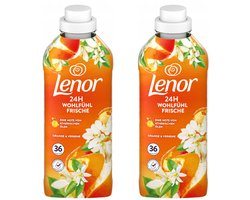 Lenor Orange & Verbena - Wasverzachter - Multipack - 1512ml (2x756ml) - 72 Wasbeurten (2x36)