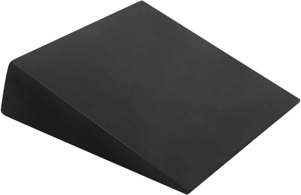 Squat Wedge, antislip Yoga Slant Board, 30 x 30 x 3,54 cm Hoge Dichtheid Foam Stretching Apparatuur, Draagbare Grade Ondersteuning, Beenspierversterker voor Mannen Vrouwen Verbetert de Gezondheid