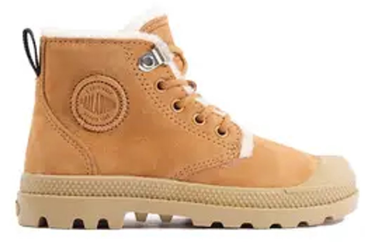 Kinderlaarzen Palladium Pampa Oker Tan-m