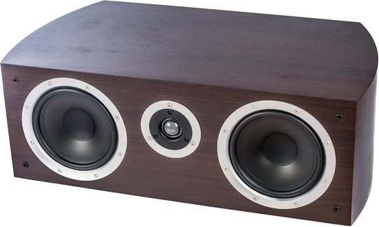 Center Luidspreker - Midden Speaker - Home Cinema - Krachtige Klank - 570 x 300 x 210 mm - Zwart — afbeelding 4