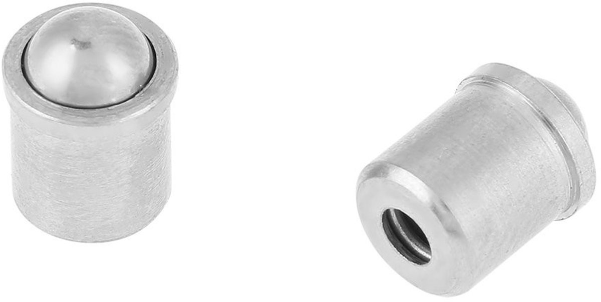 10 pc's 6 × 7 mm 304 roestvrijstalen balplunjer - duwfit veerplunjerset - mechanische bevestigingsmachines voor pneumatische gereedschappen en automatische machines