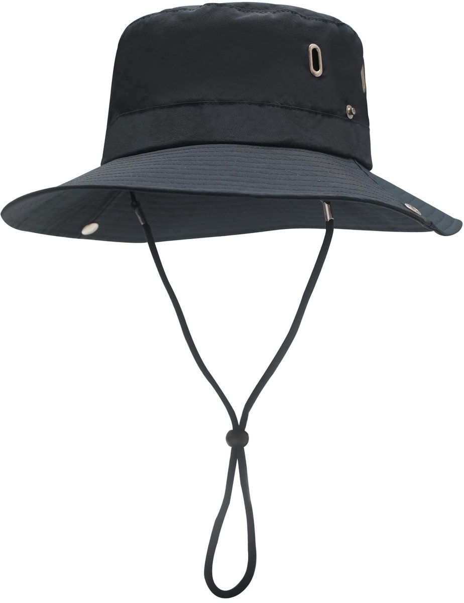 Dailygoods- Zonnehoed Dames - Camouflage - Safari Hoed - Outdoor Hoed - Lichtgewicht - Verstelbaar - Ademend Mesh-Design - Outdoorhoed