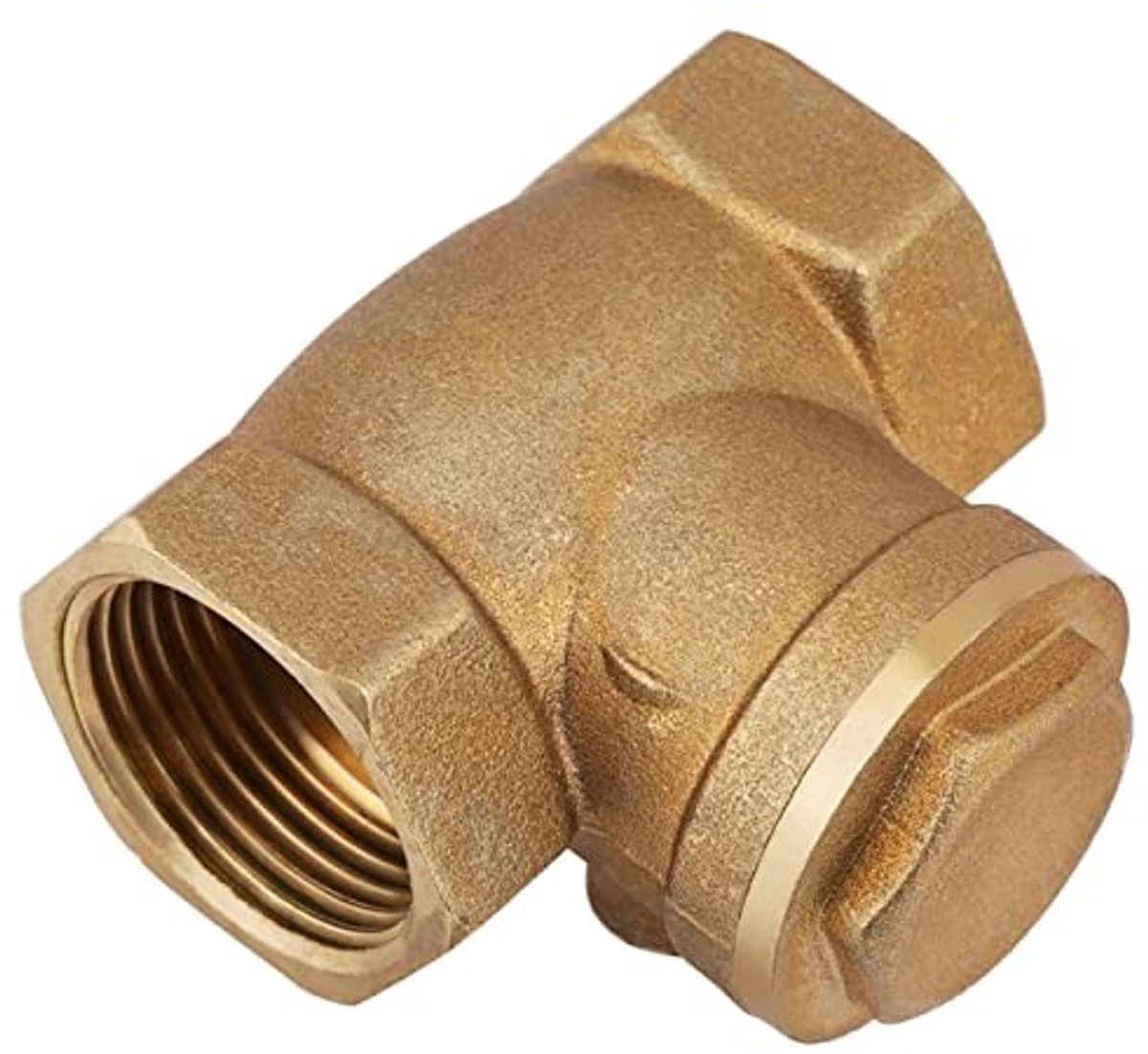 Dailygoods- Terugslagklep Messing - DN20 Draad - 3/4 BSP - Industriële Niet-terugslagklep - Waterbestendig - 232 PSI - Duurzaam Materiaal - Klep