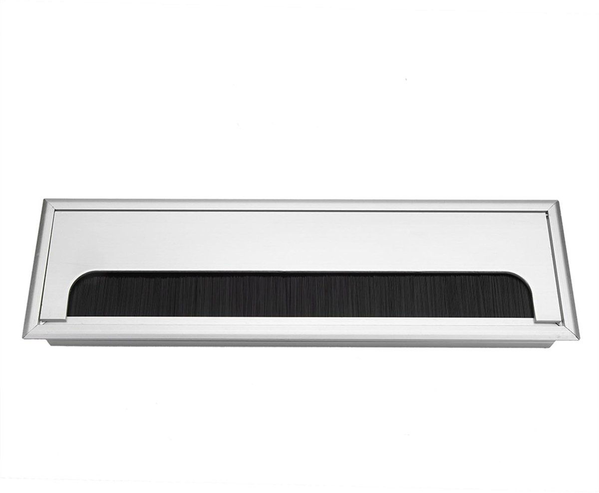 Dailygoods- Kabelgoot Aluminium - Kabelgoot Bureau - Kabelgoot Groot/Middel/Klein - Kabeldoorvoer - Kabelbeheer - Scharnierend Deksel
