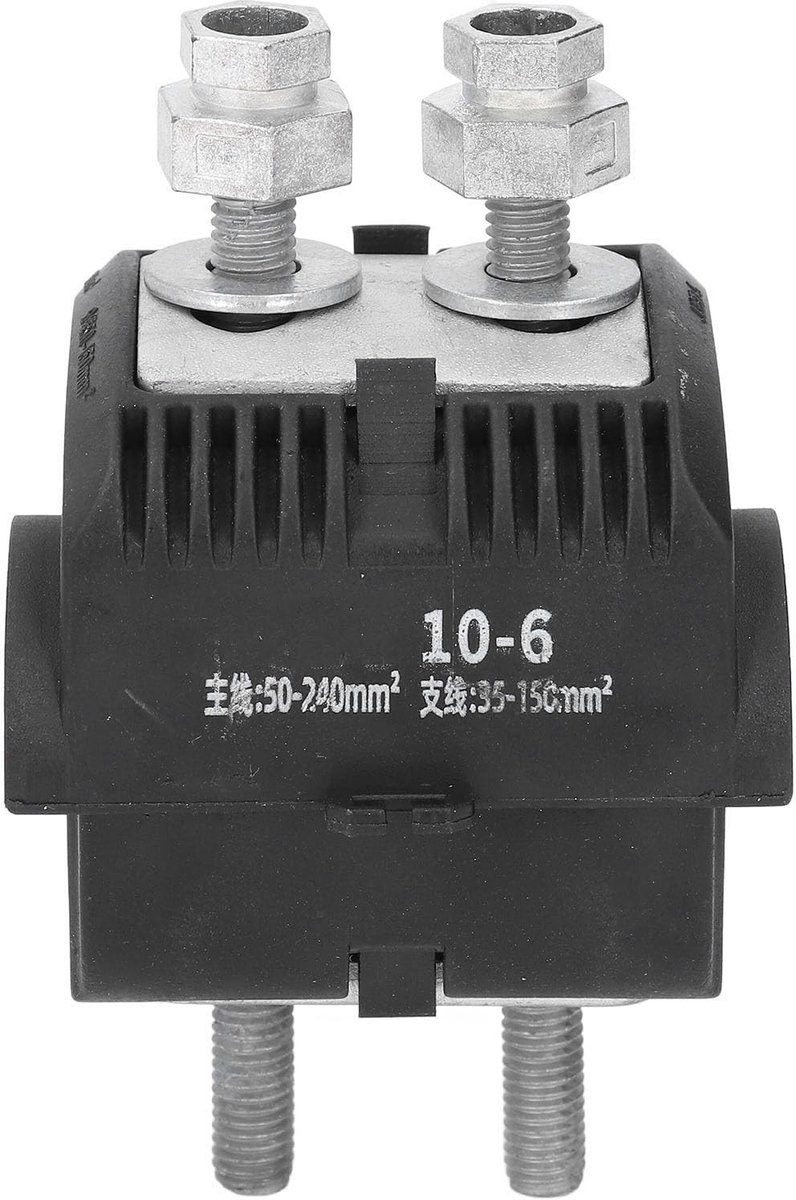 Dailygoods- Isolatie-doorsteekconnector 10KV - Koperen Doorsteekstuk - Afdichtingsstructuur - Vlamvertragend - Corrosiebestendig - Verbeterde Isolatie