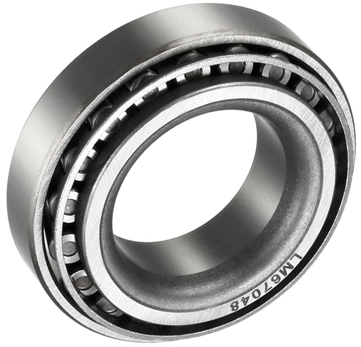 Dailygoods- Kegellager Hoog Draagvermogen - Kogellagers - Kogellagervet - Chroomstaal - 1,25 inch x 2,328 inch x 0,66 inch - Voor Automobiel- en Bouwmachines - Kegelrollager