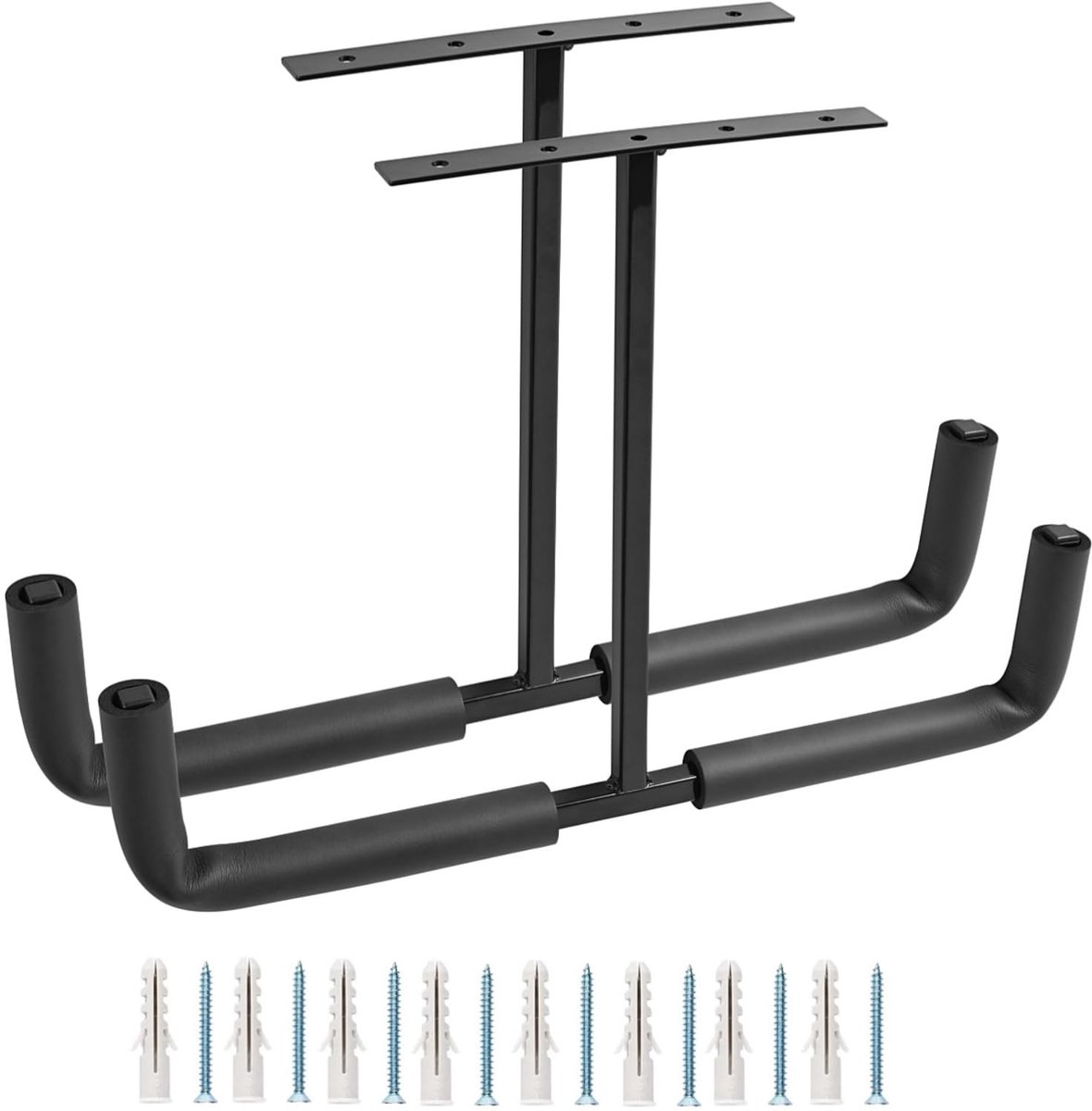 Dailygoods- Garagehaken Heavy Duty - Wandbeugel - Opslagrek - Gereedschap - Fietsen - 4 stuks - 31 cm x 26 cm - Opslaghaak