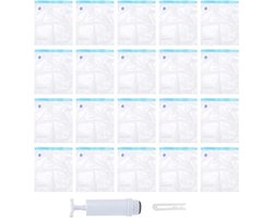 20Pcs Filament Dryer Vacuum Bags, for PLA 3D Printer Parts, 1Pc Air Pump Extractor
