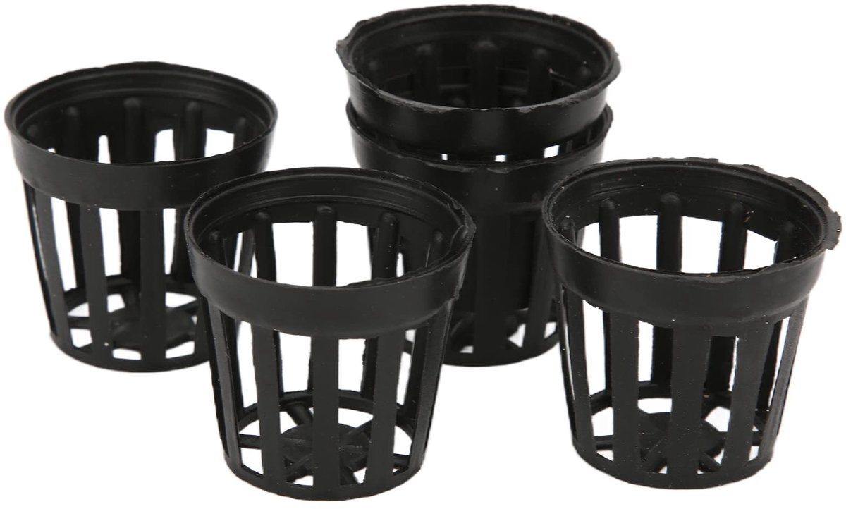 Dailygoods- Planthouder Lichtgewicht - 10 Stuks - Duurzaam Plastic - Optimale Drainage - Geschikt voor Hydrocultuur - Corrosiebestendig - Plantmand