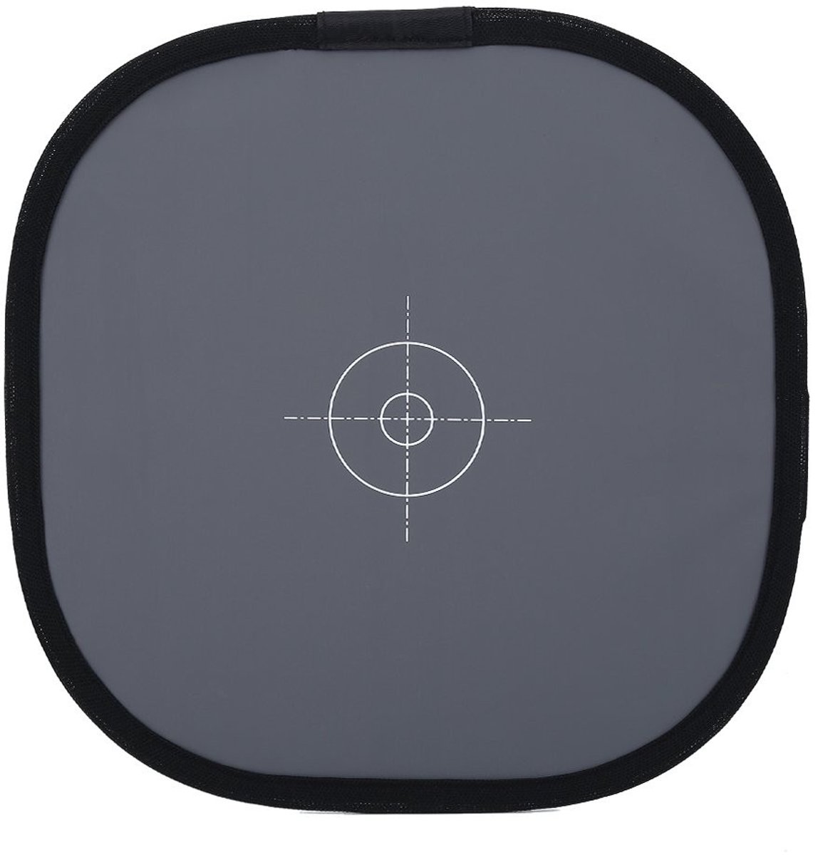 Dailygoods- Witbalanskaart 18% grijs - Opvouwbare Focusplaat 30 cm - Accessoires voor Fotografen - PU Materiaal - Draagtas Inclusief - Grijze Kaart