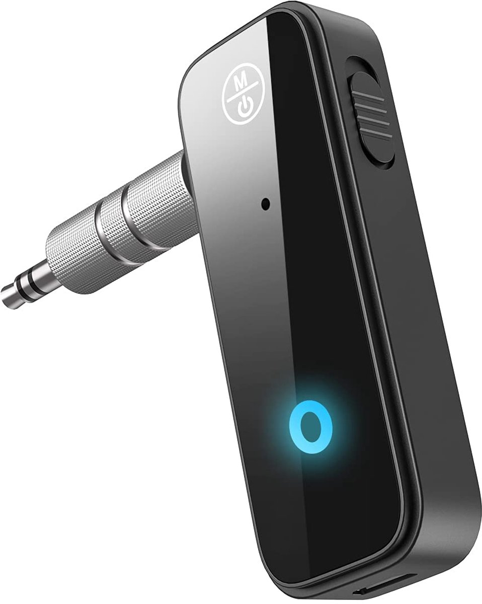 carmdering - 2-In-1 Bluetooth Zender En Ontvanger - Draadloze Audio Adapter - TX RX Modus - Handsfree Bellen - Automatische Herverbinding - ABS Kunststof - Compact Design - Universele Compatibiliteit - 1 Stuk