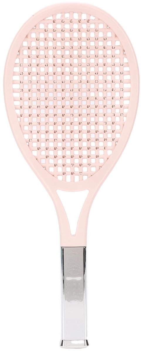 Dailygoods- Haarborstel Antiklit - Tennisracketvormig Ontwerp - Voor Alle Haartypes - Hoogwaardig ABS/Materiaal - Duurzaam Varkenshaar - Comfortabel Handvat - Haarborstels