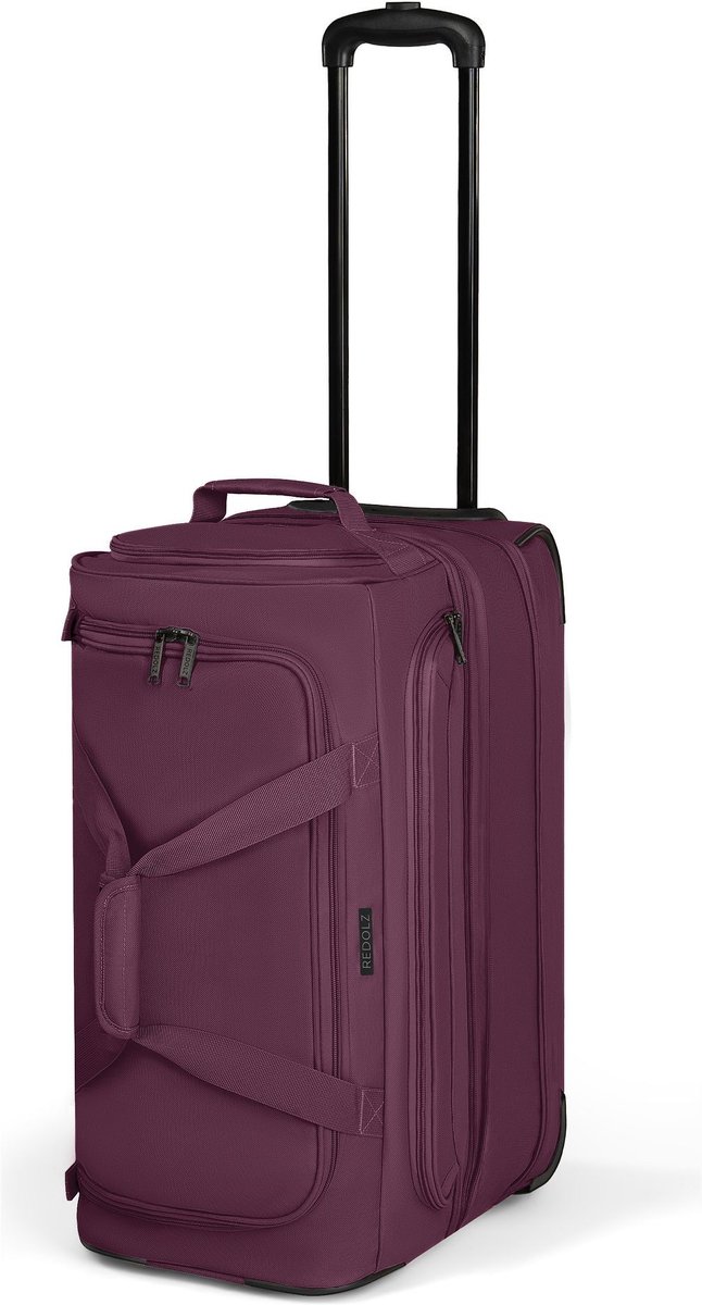 Redolz Duffle Essentials 2-wiel reistas 55 cm M met uitbreidingsflap - burgundy