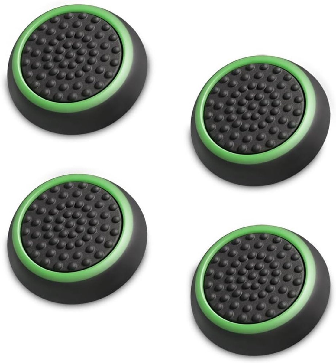 Fosmon Analog Joystick Thumb Grip Compatible with PS4, PS3, Xbox 360, Wii U, Green/Black