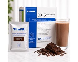 Maaltijdvervanger Chocolade | 3 Vezelsoorten, L-Carnitine, 26 gram Proteïne, Groene Thee, Chroom, 23 Vitamine-Mineralen| Afvallen, Blijf op gewicht en Ondersteun je huid | Handige On The Go verpakking | Uitgebalanceerde Maaltijdvervanger Afvallen