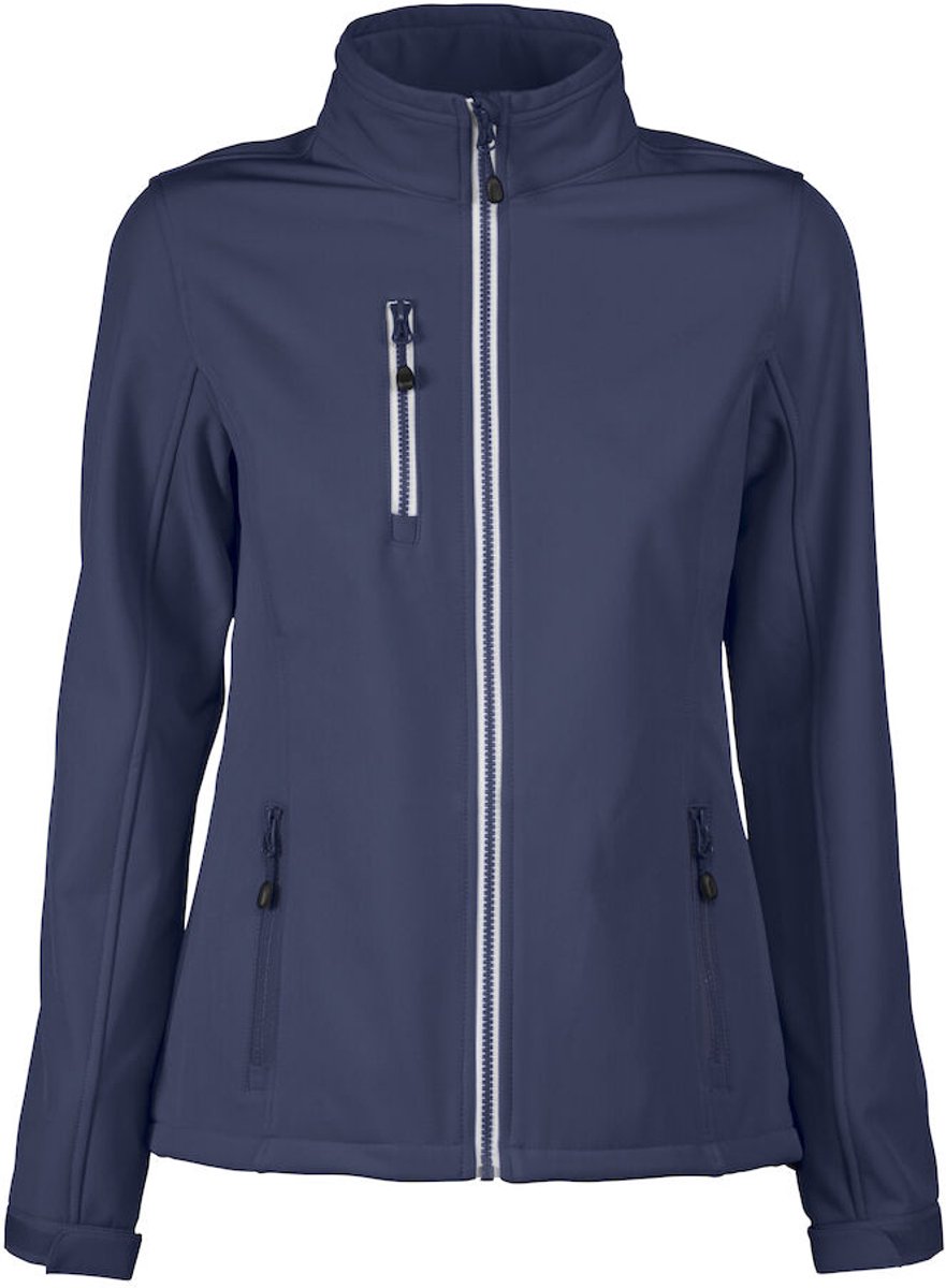 Printer Softshell Jas Vert Lady 2261050 Marine Blauw