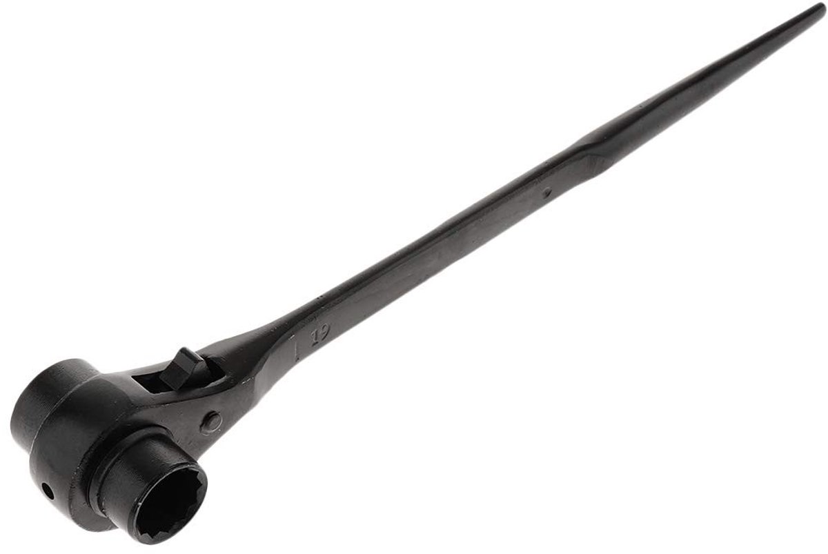 Professionele 12 Punt Ratchet Podger Spanning Sleutel voor Staal Erectie Steigers met Dubbele Steek 22-24mm, Voor Bouw en Constructie