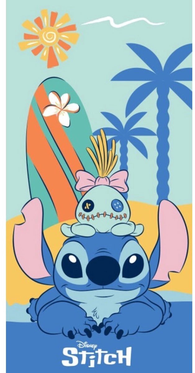Disney Lilo & Stitch Strandlaken - 70 x 140 cm - Katoen