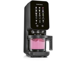GOURMETmaxx SmoothUp Touch Ijsmachine 700 watt | ijsmachine 9 programma's + mix-in-functie | ijsmachine - slushies & ijs zelf maken | ijsmachine met led-display, 2 bekers inbegrepen