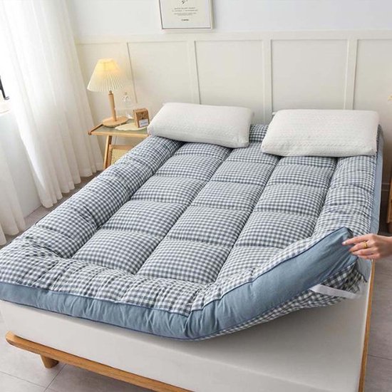 Opvouwbare Futonmatras - Slaapkussen Gasten - Comfortabel Slapen - Extra Dik Ontwerp - 120 x 200 cm - Koffie — afbeelding 4
