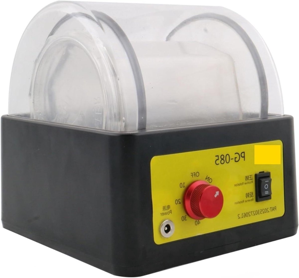 Sieraden polijstmachine - Trommel polijst - Glanzend metaal maken - Geluidsarme werking - 085 liter inhoud - Zwart